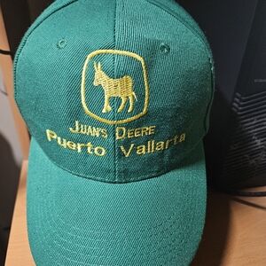 🌟3/$25🌟 Vintage Juan's Deere Puerto Vallarta baseball cap